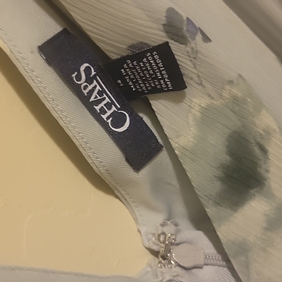 Women's Chaps Flutter Sleeve Georgette Evening GownChaps - Picture 4 of 6